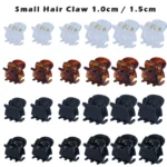 Mini Hair Claw Clips Set – 10 Pieces