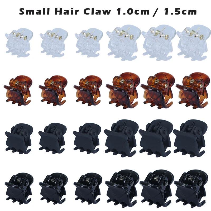 Mini Hair Claw Clips Set - 10 Pieces