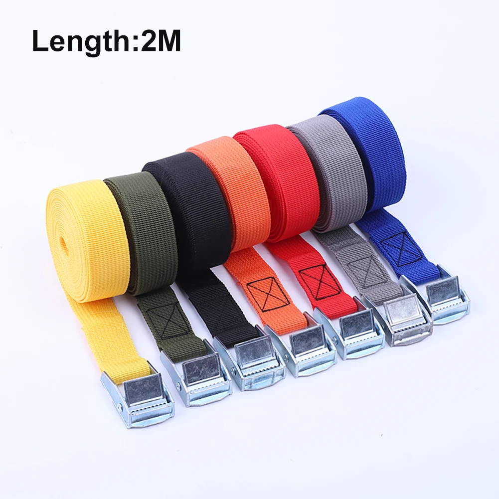 2M Cargo Tie-Down Strap with Metal Buckle