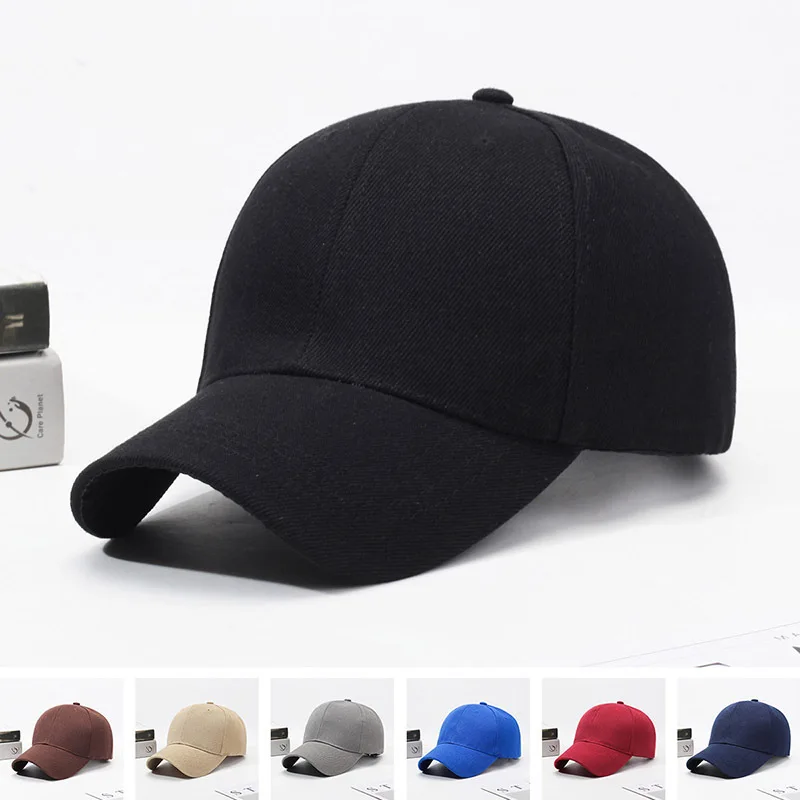 Solid Color Baseball Cap Unisex